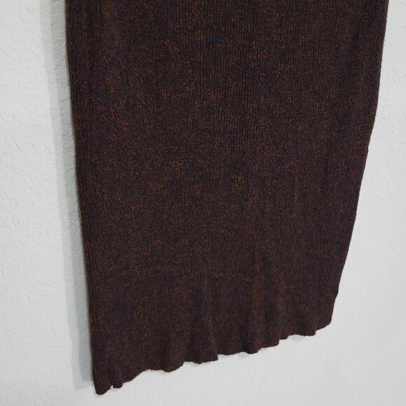 Vintage 90s Skirt Richard and Co Womens M Ribbed Knit Pencil Straight Stretch - Picture 8 of 10